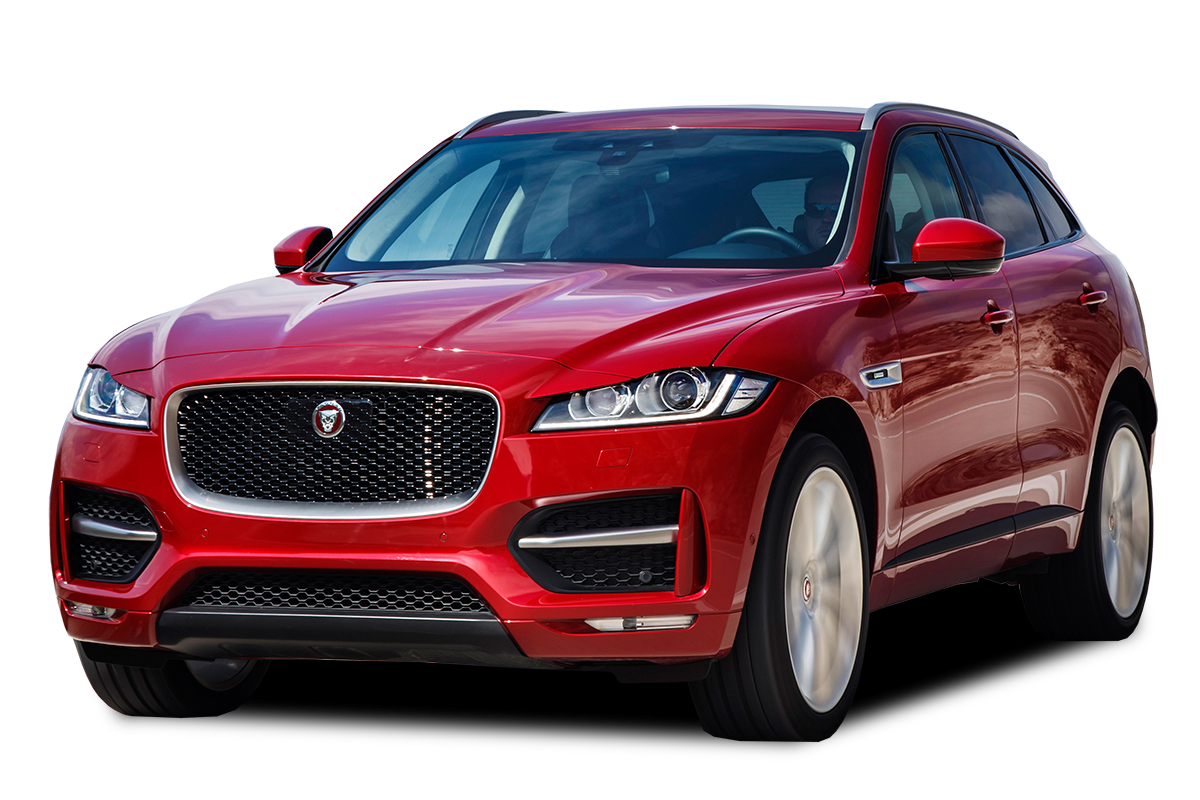 Jaguar F-PACE R-Sport red